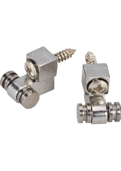 Gitar Yedek Parçaları Için 2 Krom Rulo String Tutucu Ağaçlar Kümesi (Yurt Dışından)