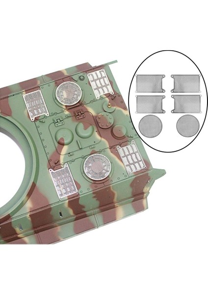 6 Adet Metal Koruyucu Net 1/16 Heng Uzun Alman King Tiger 3888A Rc Tank (Yurt Dışından) fırsatları