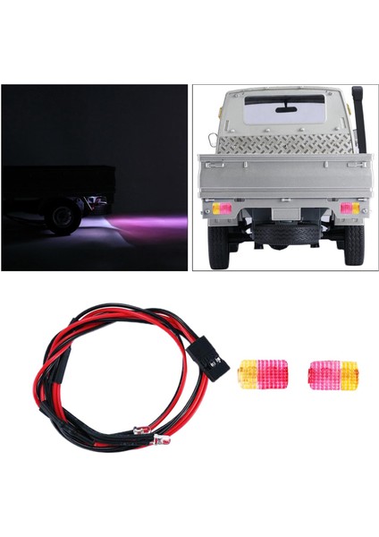 LED Kuyruk Işık Parçaları Değiştir Aksesuar Yükseltme Parçaları Wpl D12 Araba Kırmızı Için Uyar (Yurt Dışından) modelleri