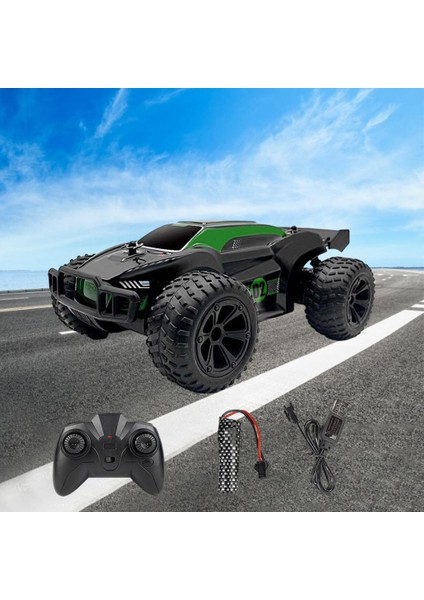 2.4g Elektrikli Rc Yüksek Hızlı Araba 4WD Kaya Paletli Kamyon Araç Yeşil (Yurt Dışından) fiyatları
