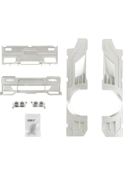 Ölçek Araba Vücut Caverclement Set Dıy Için Wpl D12 Araba Yükseltme Parçaları Gümüş (Yurt Dışından)