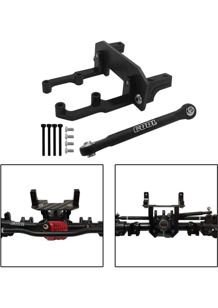 Servo Standı Montaj + Direksiyon Bağlantı Direği Eksenel SCX10 Iı 90046 1/10 Rc Araba Siyah (Yurt Dışından) fırsatları