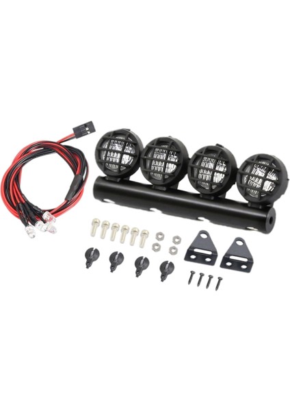 1:24 4led Metal Çatı Lambası Eksenel SCX24 AXI00002 Dıy Aksesuarları Parçaları Için (Yurt Dışından) modelleri