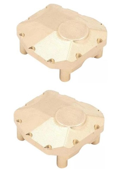 Eksenel SCX10 Iıı AX103007 Iıı AX103007 Iıı AX103007 Için 2x Pirinç Diff Kapak (Yurt Dışından)