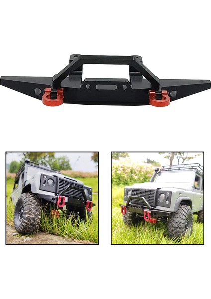 1/12 Rc Araba Metal Ön Tampon Mn D90 D91 D96 MN90 MN99S Parçaları Aksesuarları Siyah (Yurt Dışından) modelleri