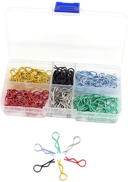 180/SET Metal Rc Vücut Kabuğu R Şekli Klipler 1/10 1/12 Rc Yarışı (Yurt Dışından)