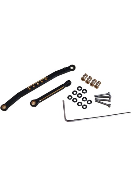 1/24 Paletli Bakır Direksiyon Bağlantı Bağlantısı SCX24 AXI00002 Yükseltme (Yurt Dışından)