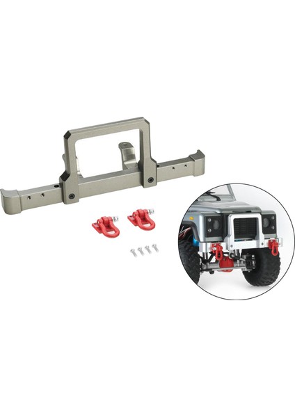 Mn D90 99S Defender Rc Paletli Araba Gri Için Metal Ön Tampon Bull Bar (Yurt Dışından) modelleri