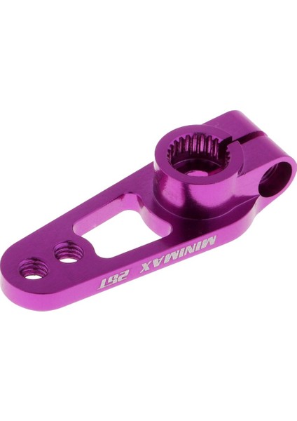25TEETH Servo Kol Boynuz Rc Model Futaba Sakura D4 Rc Araba Yükseltme Parçaları Mor (Yurt Dışından)