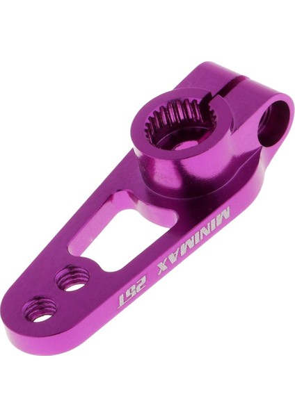 25TEETH Servo Kol Boynuz Rc Model Futaba Sakura D4 Rc Araba Yükseltme Parçaları Mor (Yurt Dışından)