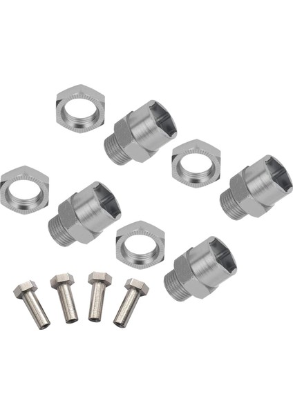1/10 Rc Araba Lastikleri Için 4pcs 12MM Ila 17MM Tekerlek Adaptörü Ofset Parçaları (Yurt Dışından)