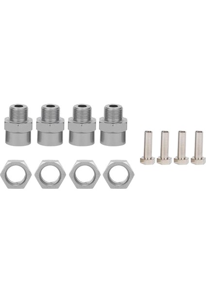 1/10 Rc Araba Lastikleri Için 4pcs 12MM Ila 17MM Tekerlek Adaptörü Ofset Parçaları (Yurt Dışından)