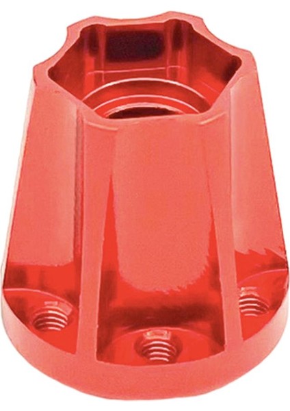 Tekerlek Hex Hubs Yedek Parçaları Eksenel 1/10 SCX10 1.9 / 2.2 Inç Tekerlek Rc Araba 22MM Kırmızı (Yurt Dışından)