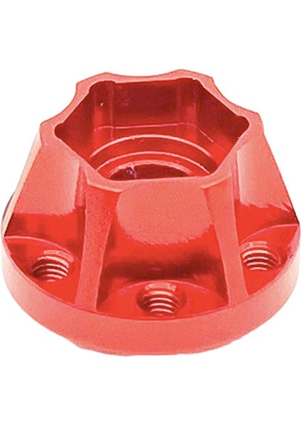 Tekerlek Hex Hubs Yedek Parçaları Için Axial 1/10 SCX10 1.9 / 2.2 Inç Tekerlek Rc Araba 12MM Kırmızı (Yurt Dışından)