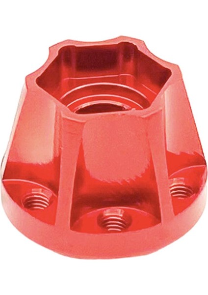 Tekerlek Altı Hex Hubs Yedek Parçaları Için Aksiyal 1/10 SCX10 1.9 / 2.2 Inç Tekerlek Rc Araba 15MM Kırmızı (Yurt Dışından)