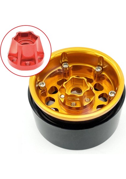 Tekerlek Altı Hex Hubs Yedek Parçaları Için Aksiyal 1/10 SCX10 1.9 / 2.2 Inç Tekerlek Rc Araba 15MM Kırmızı (Yurt Dışından) indirimleri