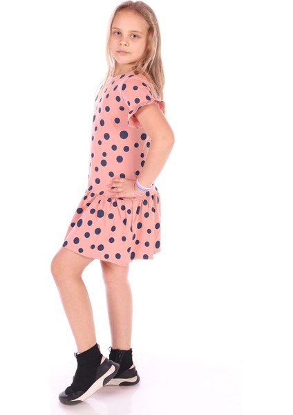 Toontoy Kız Çocuk Komple Puantiye Baskılı Elbise fiyatları