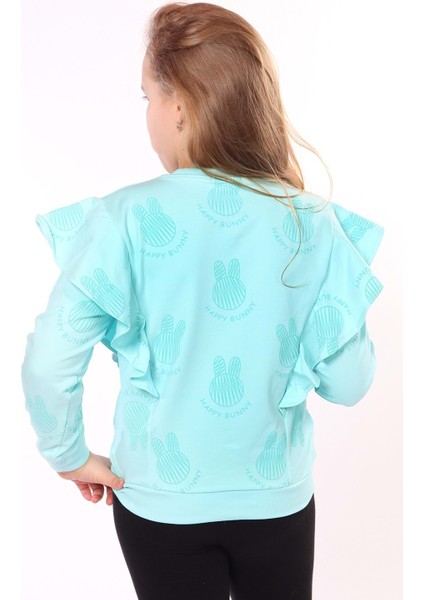 Toontoy Kız Çocuk Baskılı Sweatshirt
