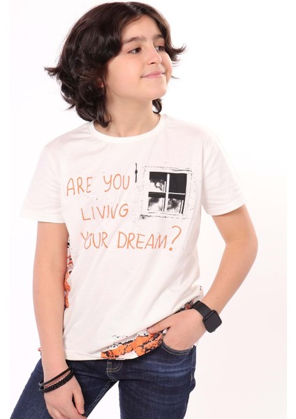 Toontoy Erkek Çocuk Baskılı Tişört