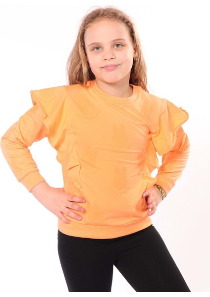 Toontoy Kız Çocuk Baskılı Sweatshirt