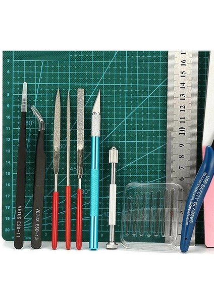19 Adet / Takım Modeler Temel Araçları Craft Seti Hobi Yapı Seti Gundam Araba Için (Yurt Dışından)