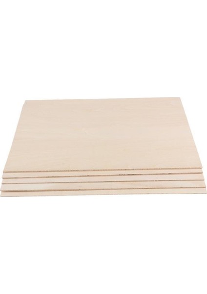 2x 10 Adet El Sanatları Bitmemiş Boyasız Ahşap Kurulu Basswood Dıy Model Oyuncaklar Için (Yurt Dışından)