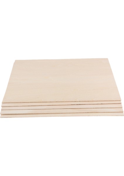 2x 10 Adet El Sanatları Bitmemiş Boyasız Ahşap Kurulu Basswood Dıy Model Oyuncaklar Için (Yurt Dışından)