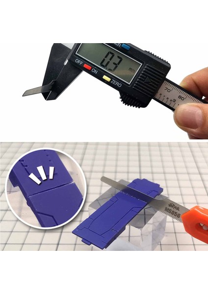 Taşınabilir Paslanmaz El Testere Plastik Plaka Kesme Aletleri Model Hobi (Yurt Dışından)