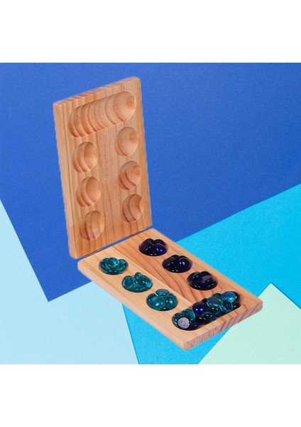 Mancala Afrika Gem Satranç Klasik Strateji Bulmaca Mantıksal Düşünme Oyuncaklar Parti (Yurt Dışından)