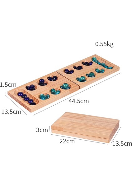 Mancala Afrika Gem Satranç Klasik Strateji Bulmaca Mantıksal Düşünme Oyuncaklar Parti (Yurt Dışından)