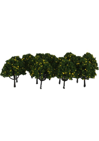 20 Model Sarı Meyve Ağaçları Düzeni Bahçe Park Binalar Manzara 1: 100 Ho Oo (Yurt Dışından)