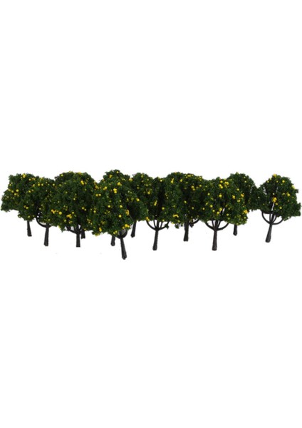 20 Model Sarı Meyve Ağaçları Düzeni Bahçe Park Binalar Manzara 1: 100 Ho Oo (Yurt Dışından)