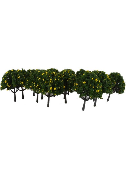 20 Model Sarı Meyve Ağaçları Düzeni Bahçe Park Binalar Manzara 1: 100 Ho Oo (Yurt Dışından)