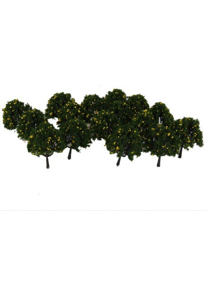 20 Model Sarı Meyve Ağaçları Düzeni Bahçe Park Binalar Manzara 1: 100 Ho Oo (Yurt Dışından)