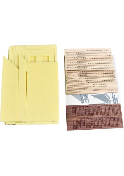 1/35 Bina Modeli Kitleri Kalıntıları Ev Dıy El Sanatları Peyzaj Için 3D Bulmacalar (Yurt Dışından)