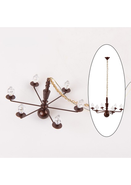 1:87 Ho Ölçek Tavan Işık 6 Işıkları Avize 3 V Model Kitleri Için Aksesuar Bronz 7.8 cm (Yurt Dışından) indirimleri