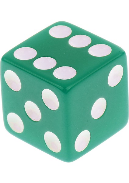 10X Altı Taraflı Zar Dijital Zar D & D Rpg Oynama Oyunu Zar Oyuncaklar Yeşil (Yurt Dışından)