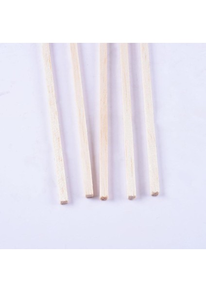 10 Adet 5 * 5 * 250MM Kare Balsa Ahşap Sopa Şerit Zanaat Uçak Tekne Modelleri Dıy (Yurt Dışından)