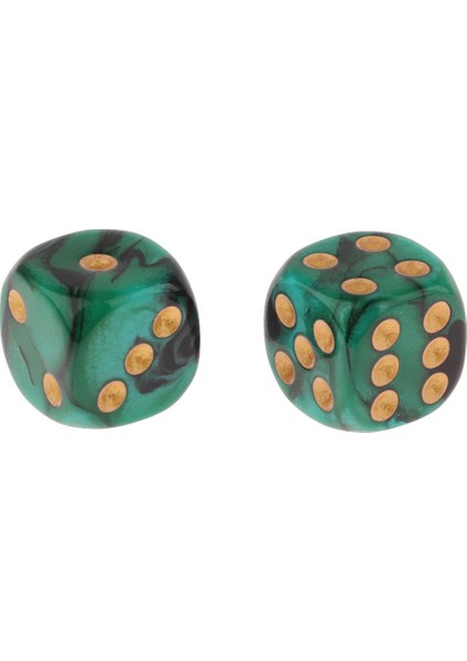 5pcs 16MM Opak Altı Taraflı Spot Oyunlar D6 D&d Rpg Koyu Yeşil (Yurt Dışından)