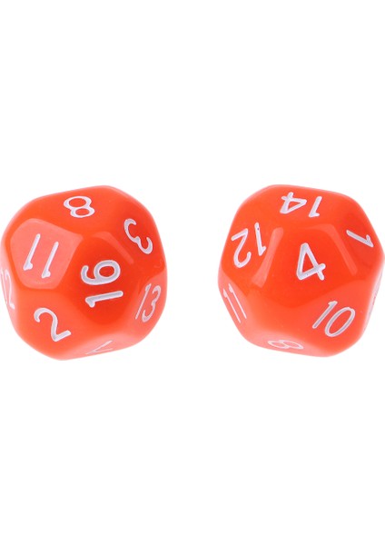 14MM 10PCS Opak 16 Taraflı Dijital Oyuncak D16 Rpg Rol Oynama Oyunu Turuncu (Yurt Dışından) fırsatları