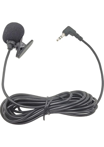 Yaka Mini Lavalier Mikrofon 3.5mm Pc Kayıt Kamera Için (Yurt Dışından)