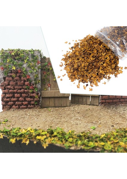 Mikro Peyzaj Yaprakları Mimari Çim Tutumlar Peri Bahçe Dekorasyon Kahverengi Için (Yurt Dışından) modelleri
