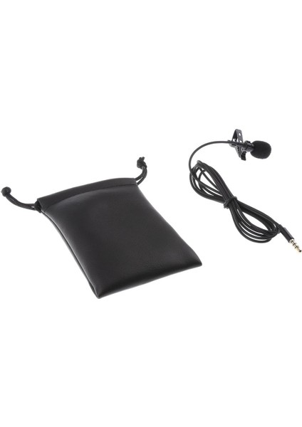 Kablolu 3.5mm Yaka Lavalier Mikrofon Kondenser Mıc + Çanta Smartphone Telefon Için (Yurt Dışından) indirimleri