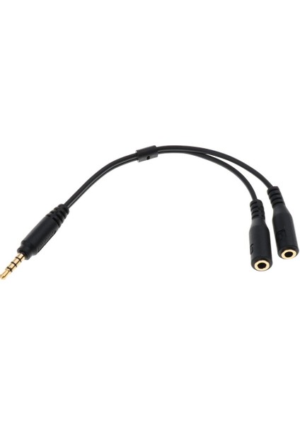 3.5mm 1 Erkek 2 Kadın Kulaklık Kulaklık Ses Kablosu Adaptörü Mic Parçaları (Yurt Dışından) fiyatları