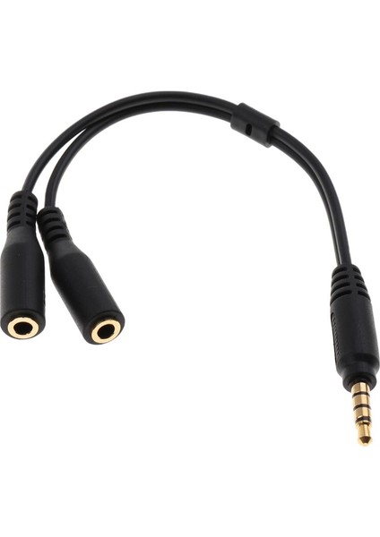 3.5mm 1 Erkek 2 Kadın Kulaklık Kulaklık Ses Kablosu Adaptörü Mic Parçaları (Yurt Dışından) fırsatları
