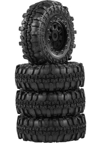 4x Mikro Paletli 1/24 Tekerlekler ve Lastikler 1.0 "axial SCX24 Mini Z Parçaları Için (Yurt Dışından)