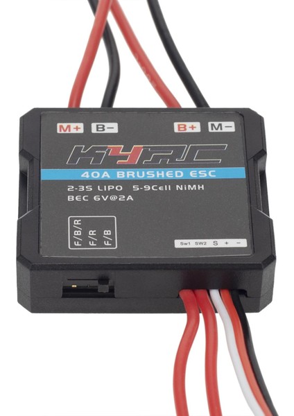 Rc Iki Yönlü Fırça 40A Esc 3A / 6V Bec Için 1/16 1/18 Ölçekli Rc Araba Tankı Tekne (Yurt Dışından) modelleri