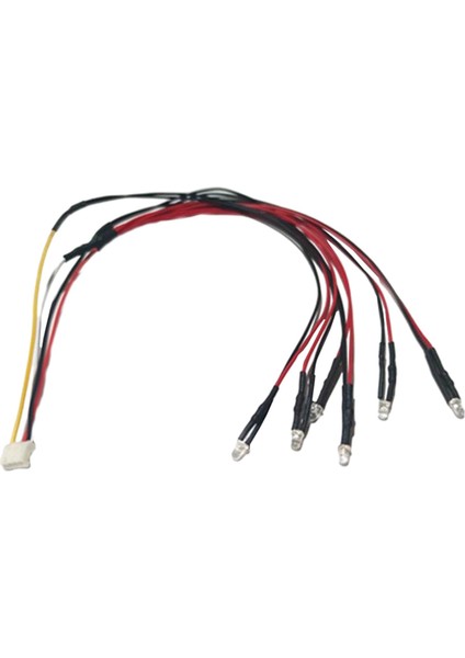6 LED Kafa Işık Lambası Için Wpl D12 1:10 Rc Kaya Paletli Araba Hobi Model Parçaları (Yurt Dışından) fiyatları