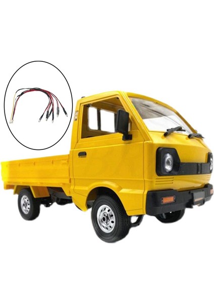 6 LED Kafa Işık Lambası Için Wpl D12 1:10 Rc Kaya Paletli Araba Hobi Model Parçaları (Yurt Dışından) fırsatları