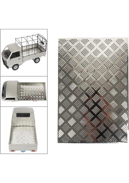 2x Anti-Skid Plaka Rc Model Araba Yükseltme Parçası 1/10 Wpl D12 Rc Araba Için (Yurt Dışından) fiyatları